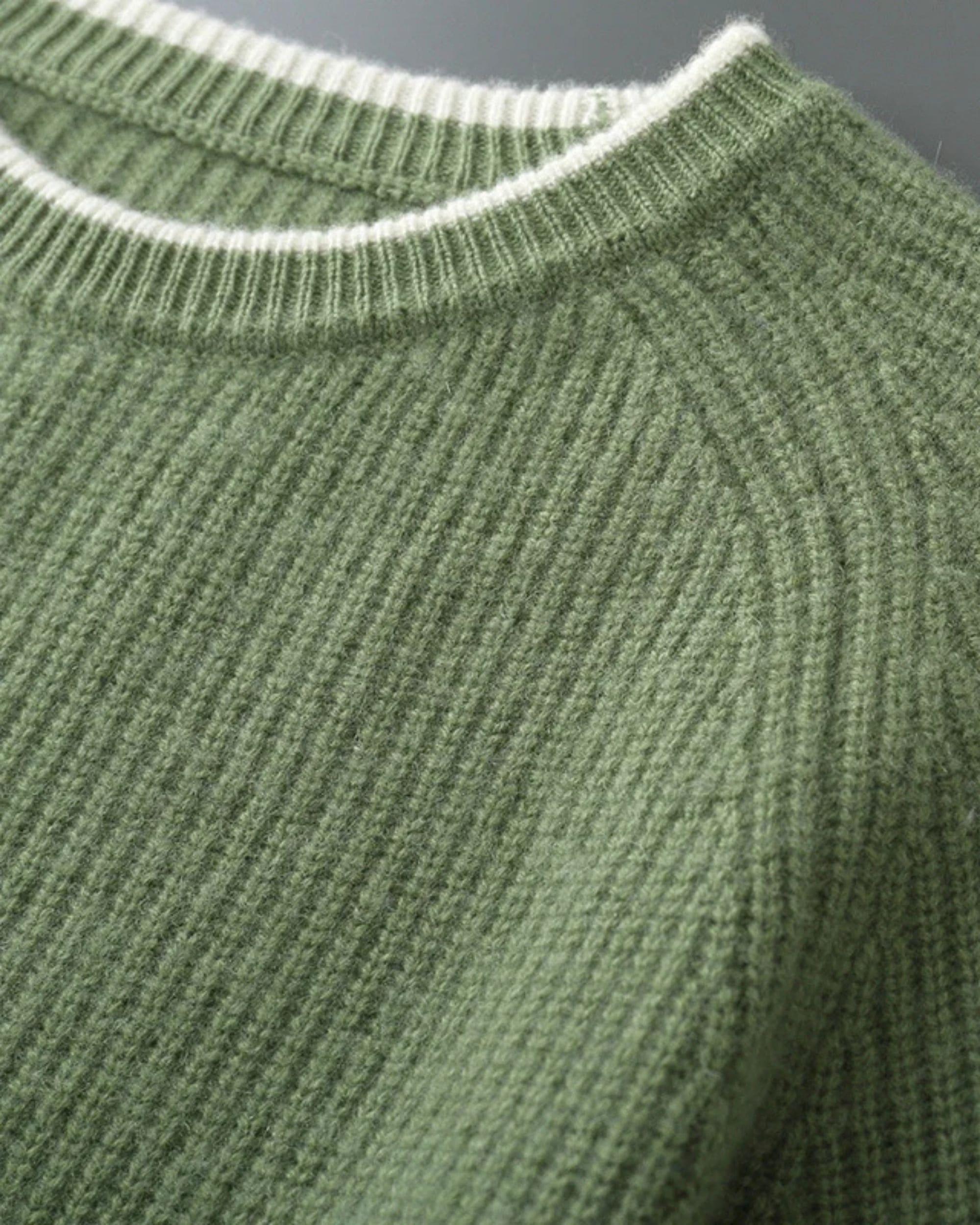 100% Merino Wool Relaxed Crew Jumper