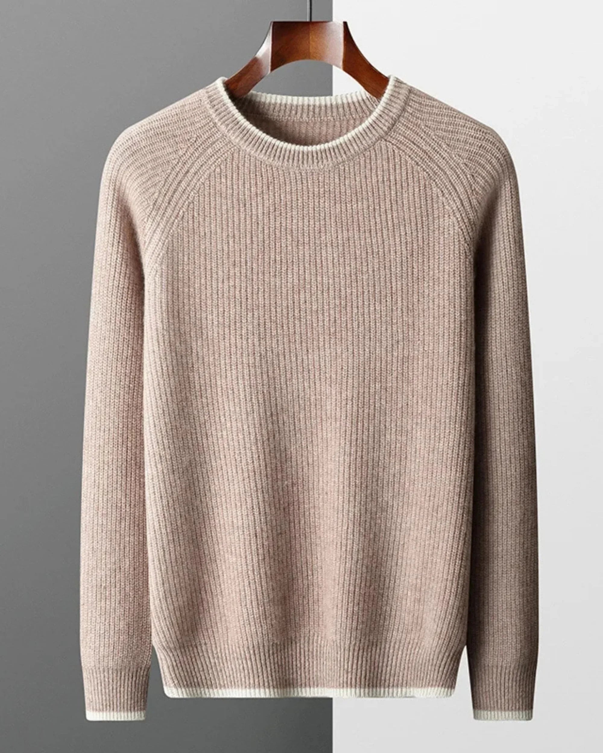 100% Merino Wool Relaxed Crew Jumper