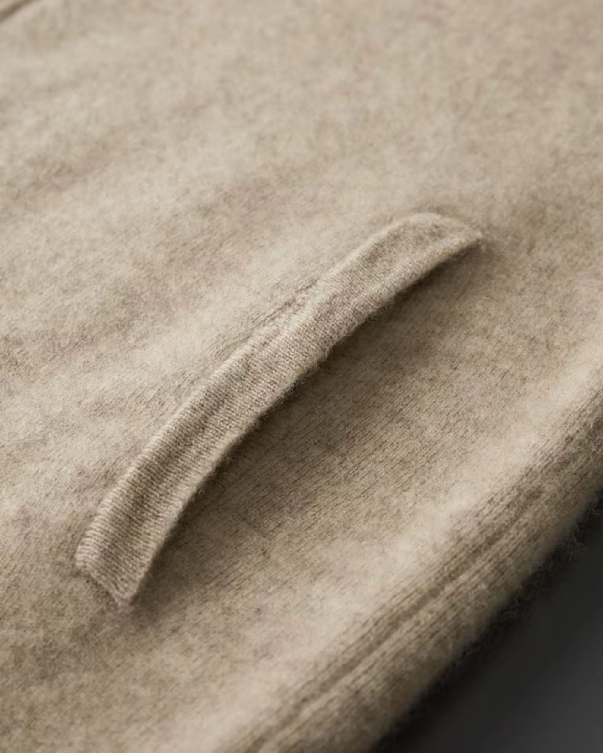 Pure Cashmere Polo Neck Zip Sweater