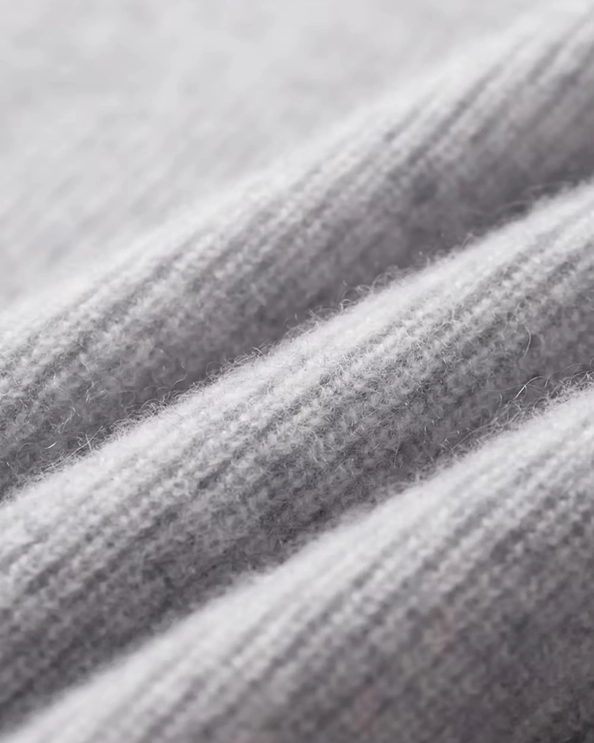 Merino Wool Zip Hoodie Cardigan