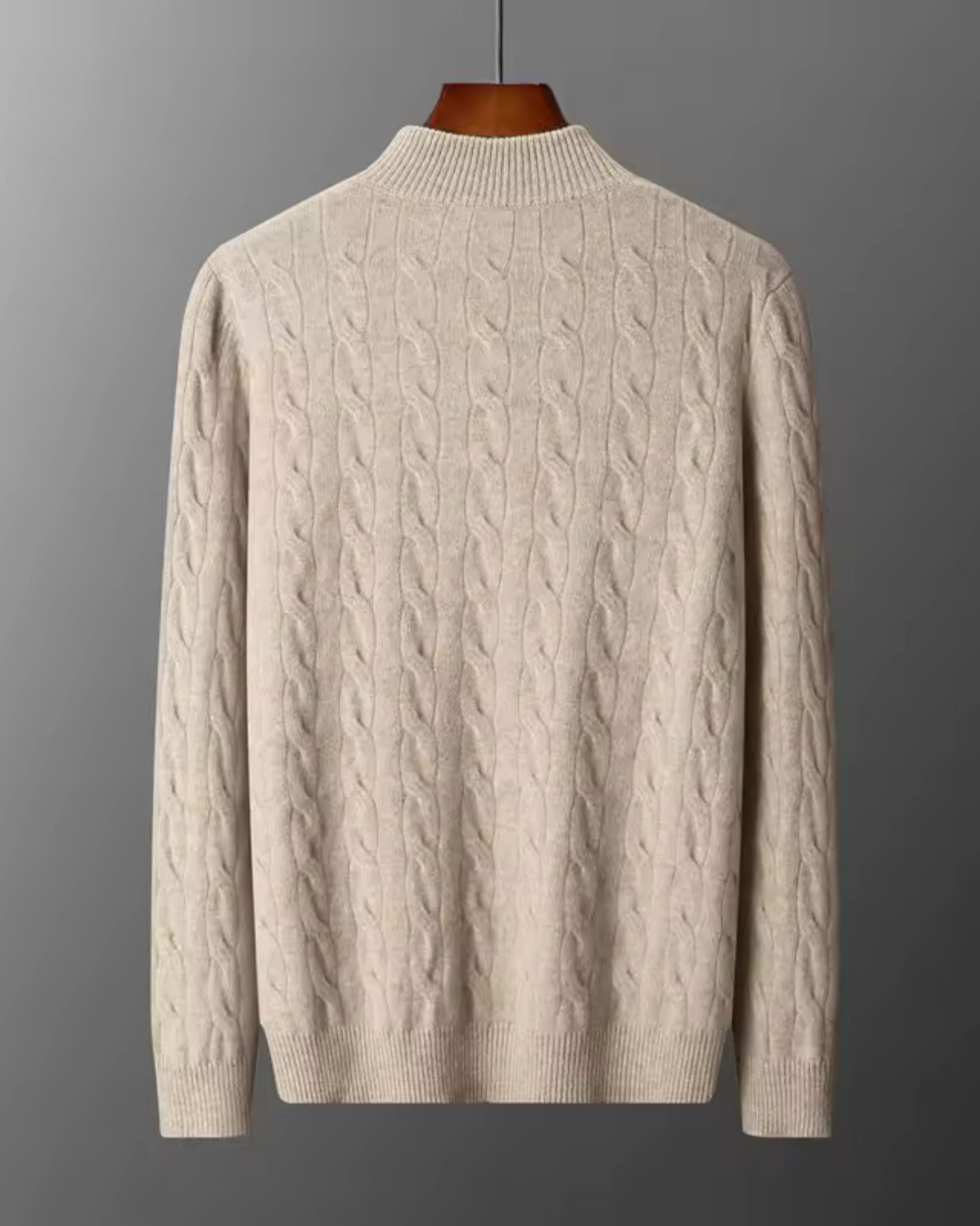 Pure Merino Wool Half-Zip Sweater