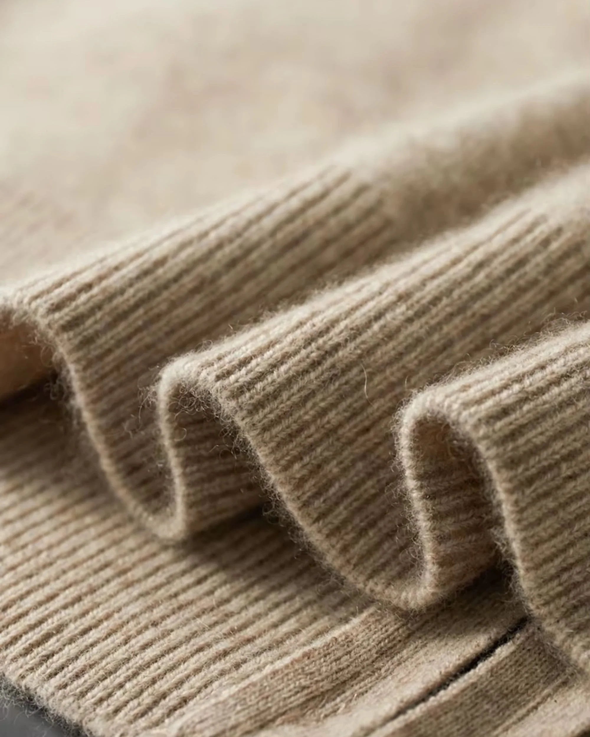 100% Merino Wool Zip-Up Cardigan