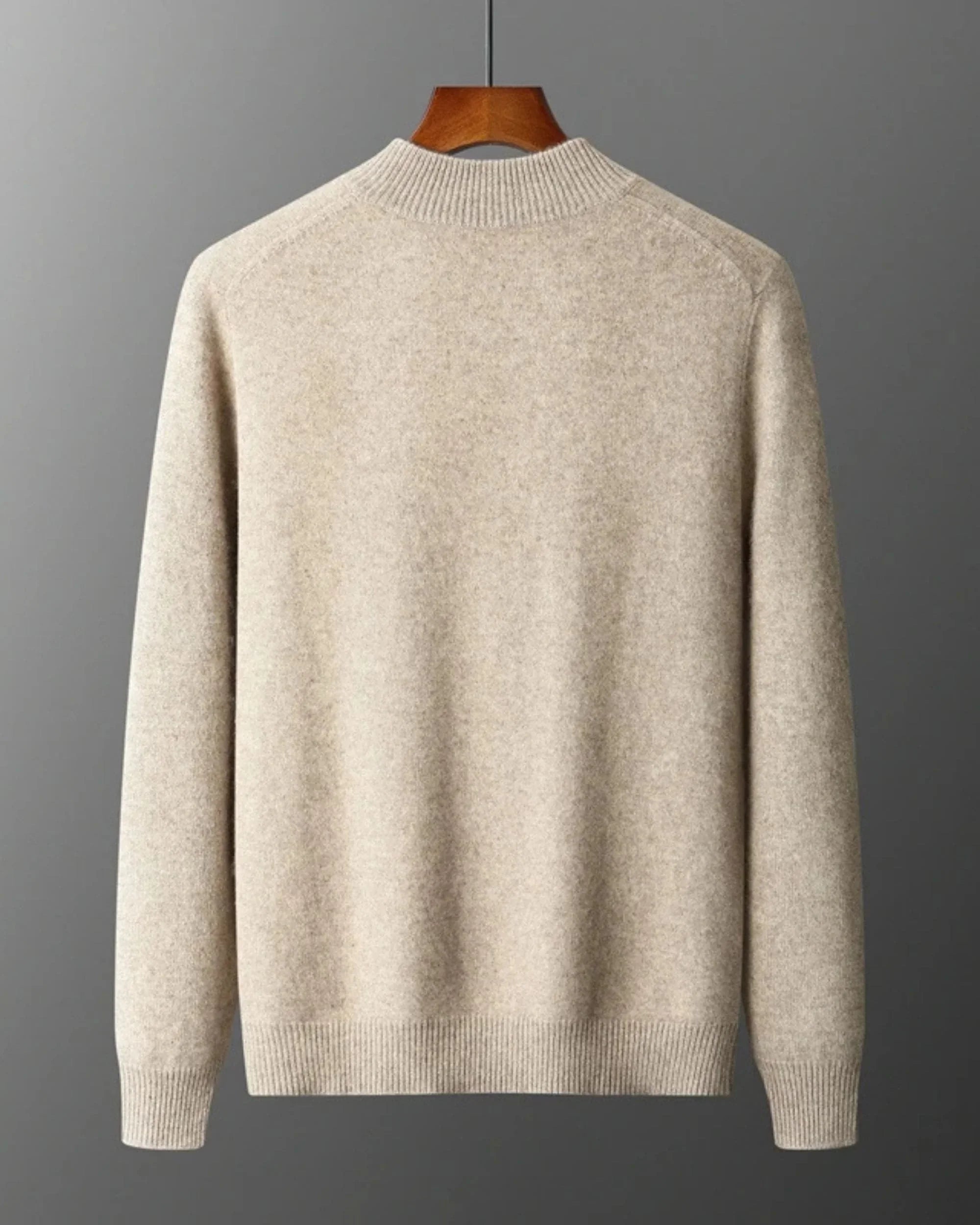 100% Merino Wool Zip-Up Cardigan