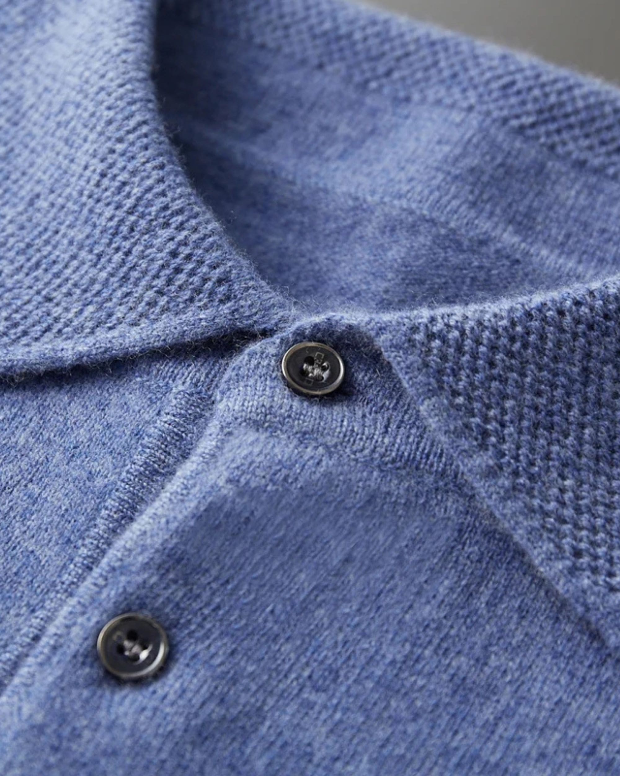 Extra Fine Merino Wool Polo Jumper