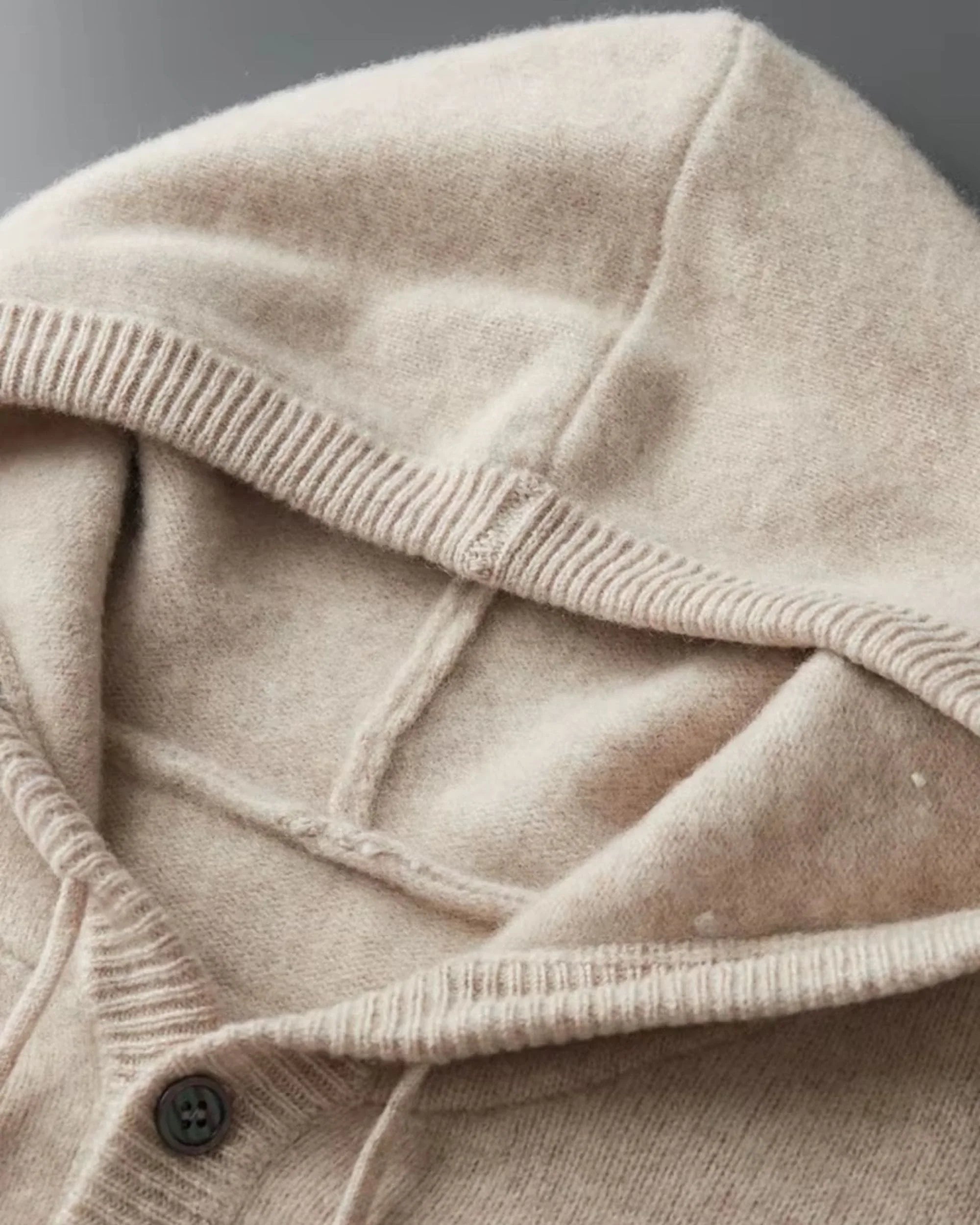 Wool-Cashmere Hooded Sweater