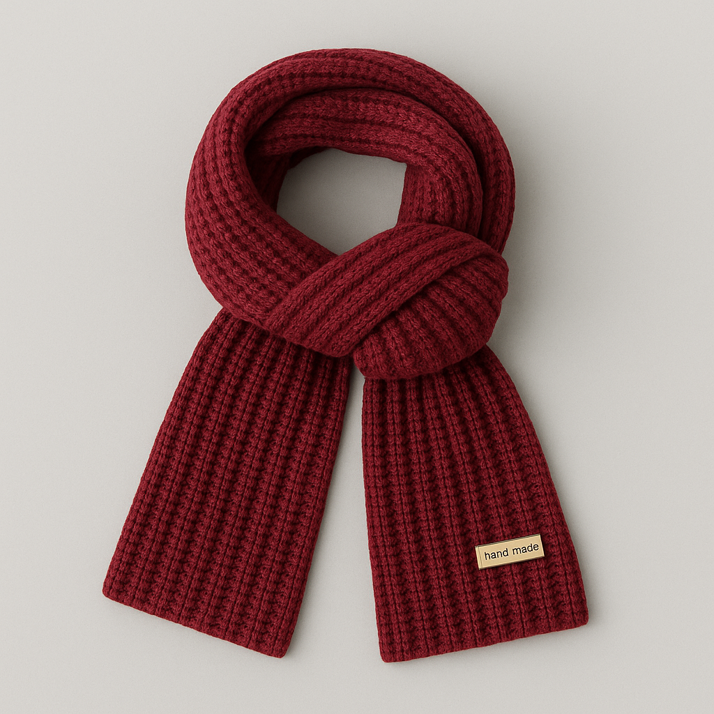 Winter Scarf Women Mens Thick Cable Knit - Essential