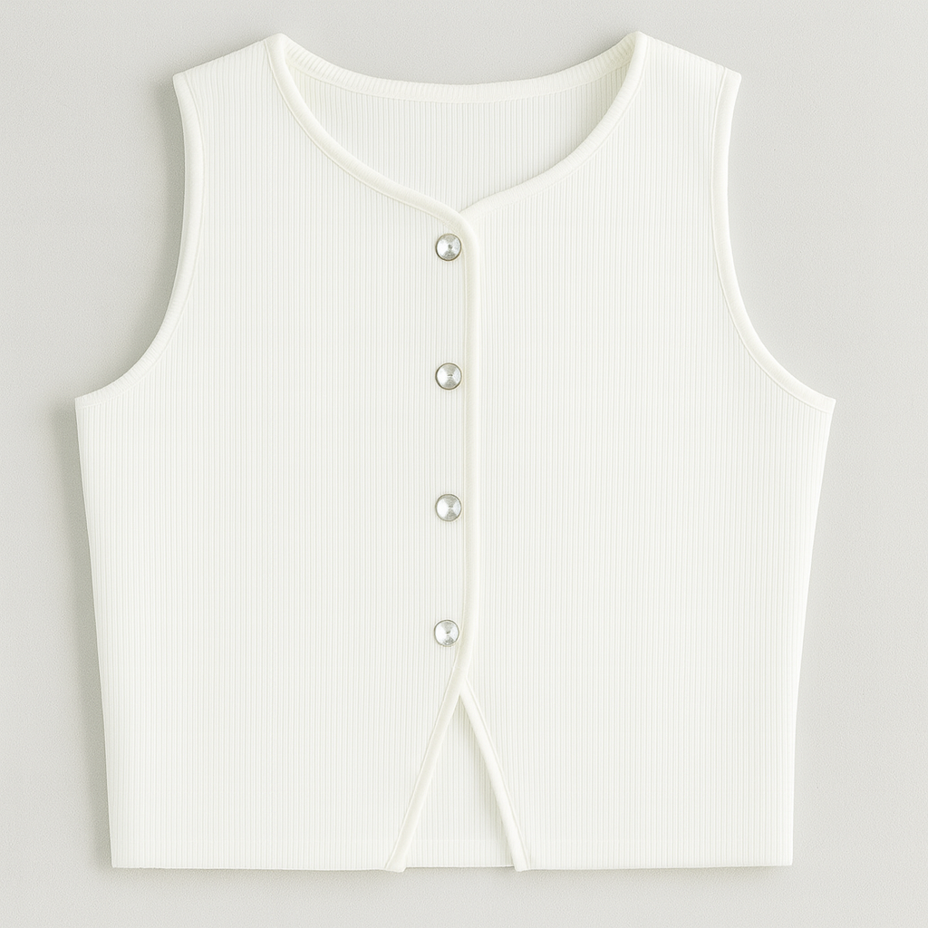 Women's Sleeveless Knitted Vest - Aurora