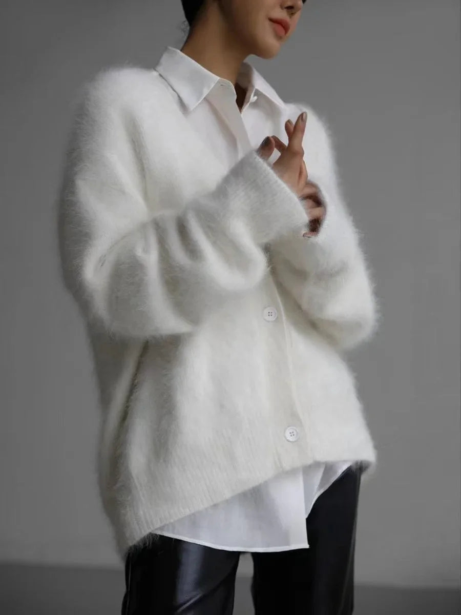 Notting Hill Oversized Knit - Oversized winter cardigan