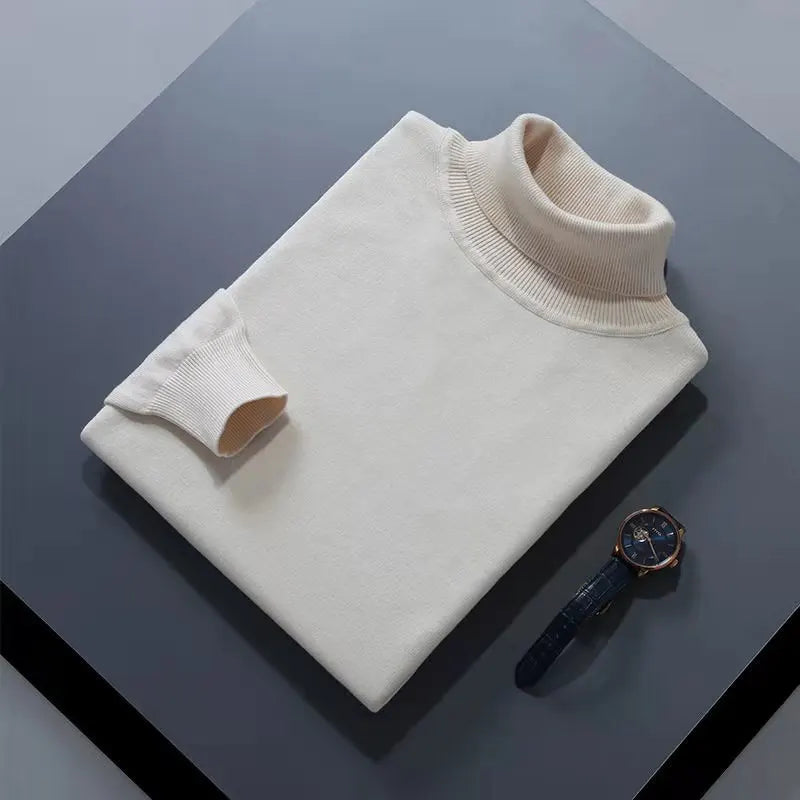 Wool knit turtleneck – refined minimalism