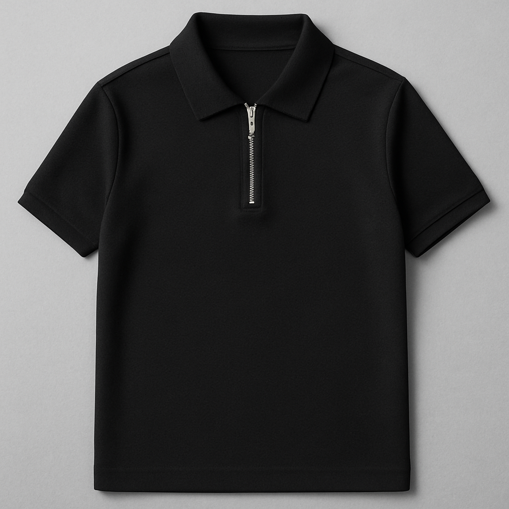 Savile Row Zip Polo – sleek and versatile