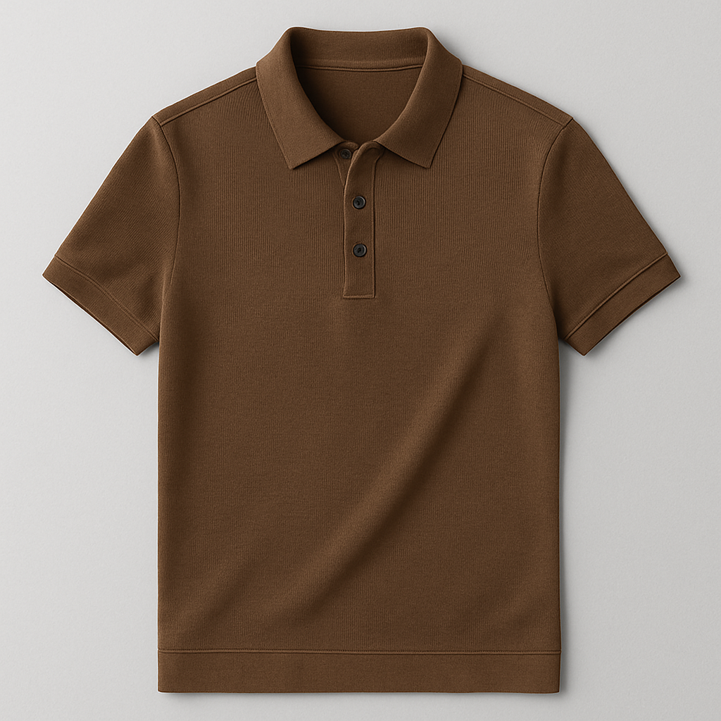 Santorini Sunset Polo – refined coastal wear