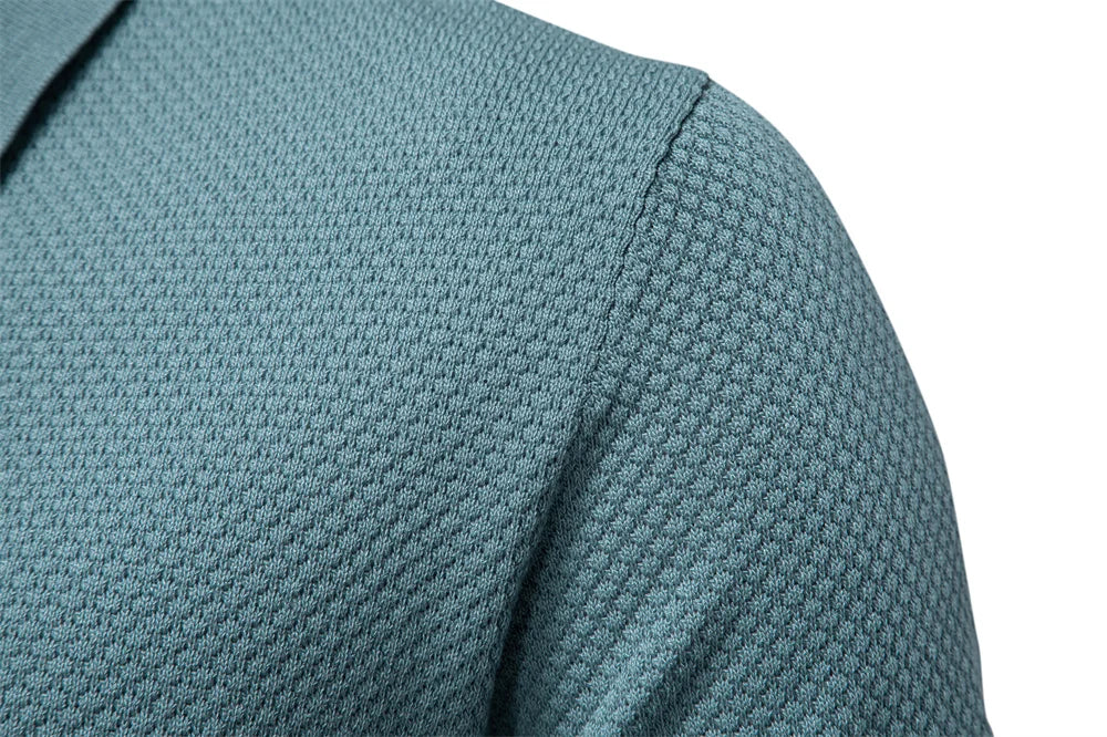 Amalfi Coast Knit Polo – summer elegance