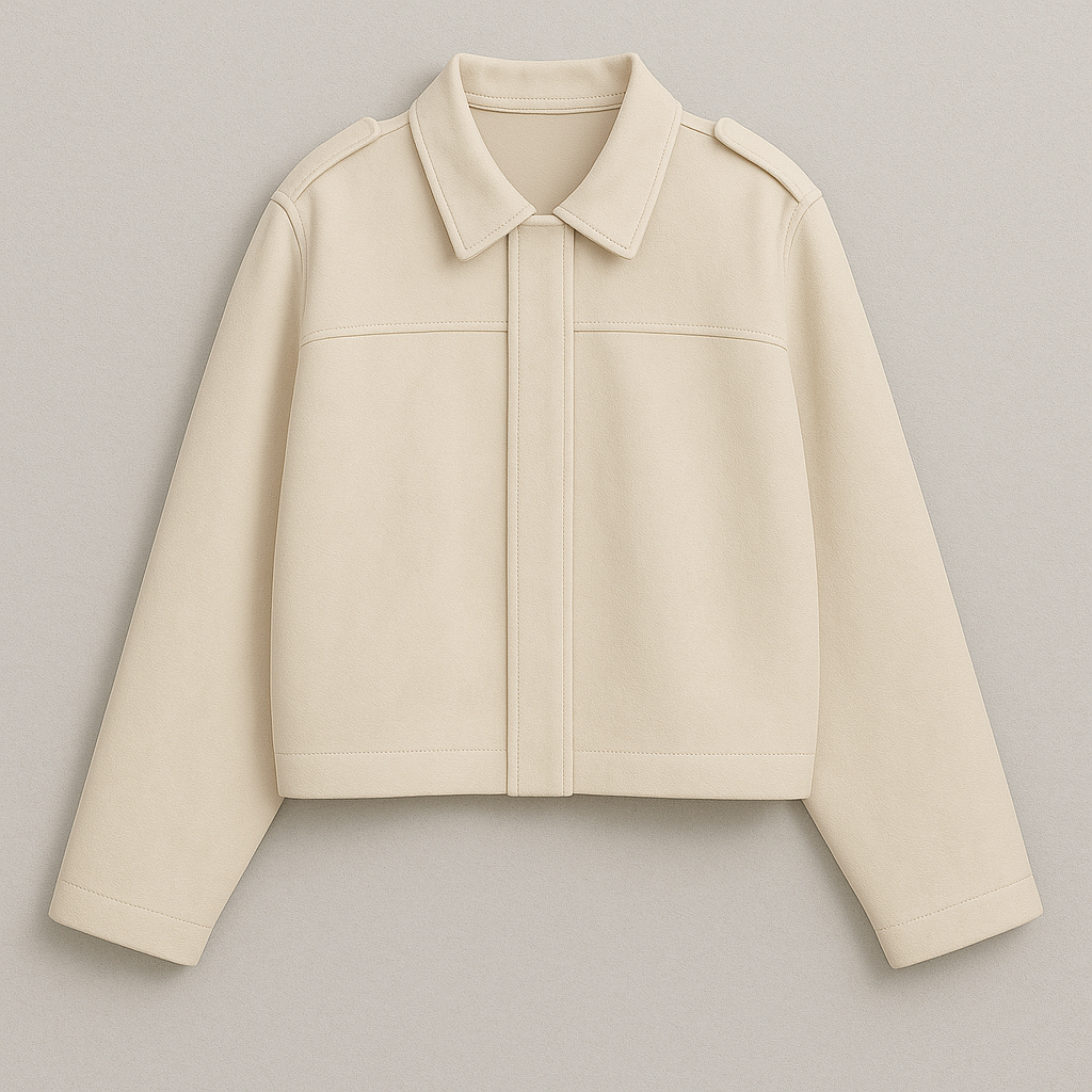 Women's Suede Bomber Jacket - Serena