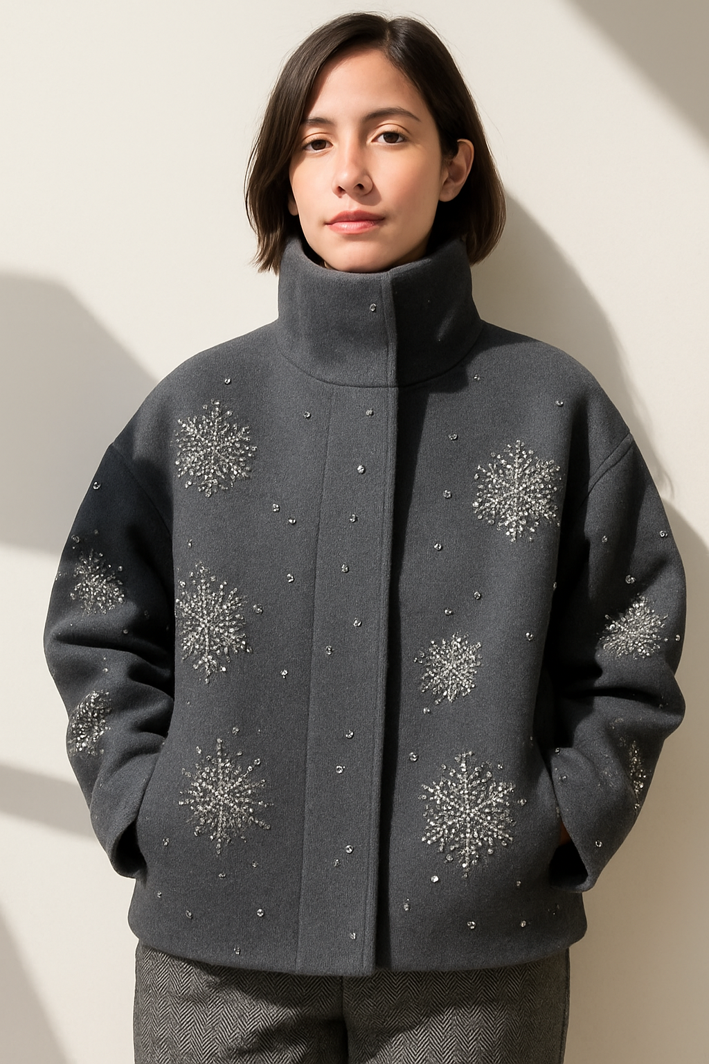Windsor Embellished Wool Jacket - Maddison