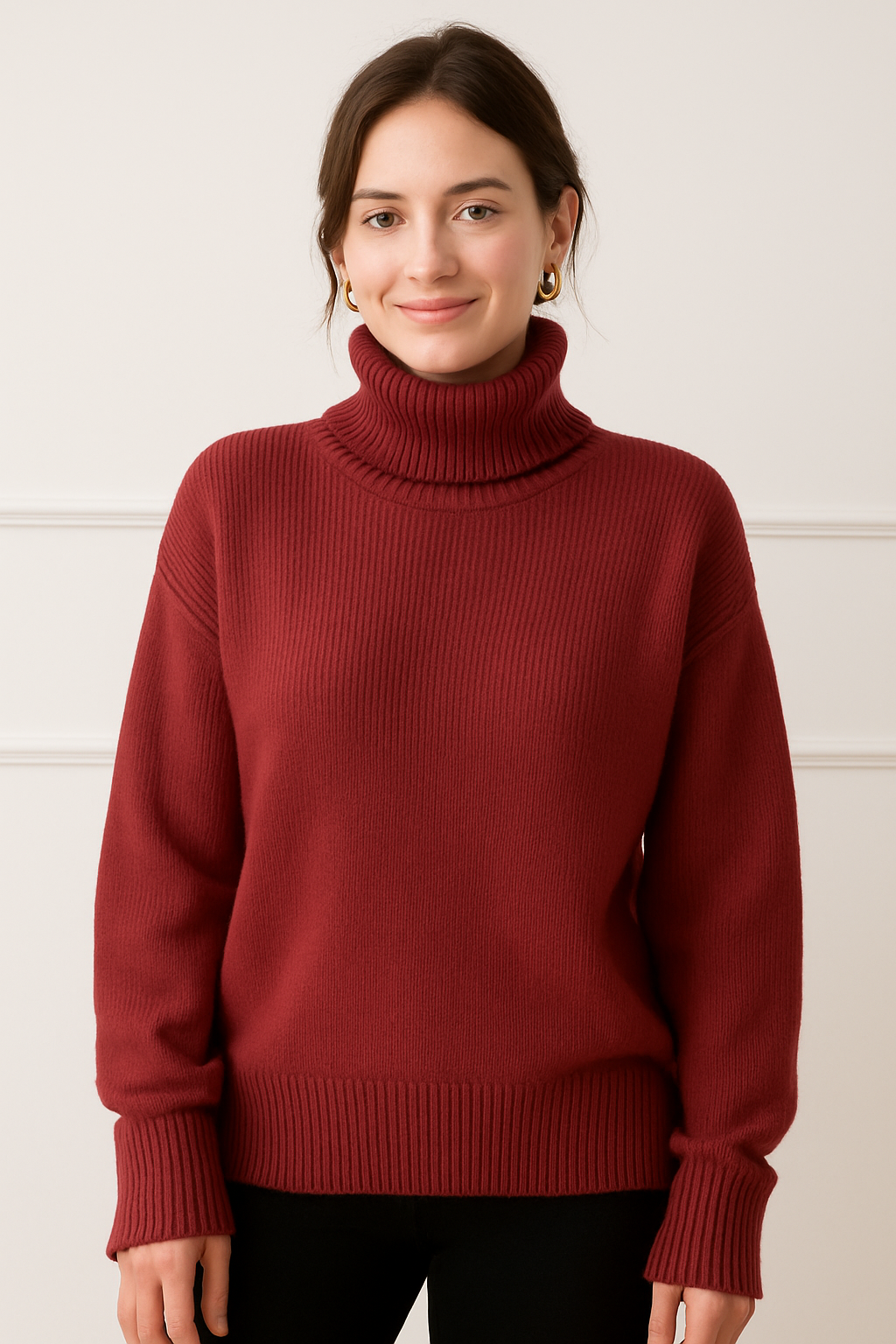 Thick and warm wool sweater - Sophie