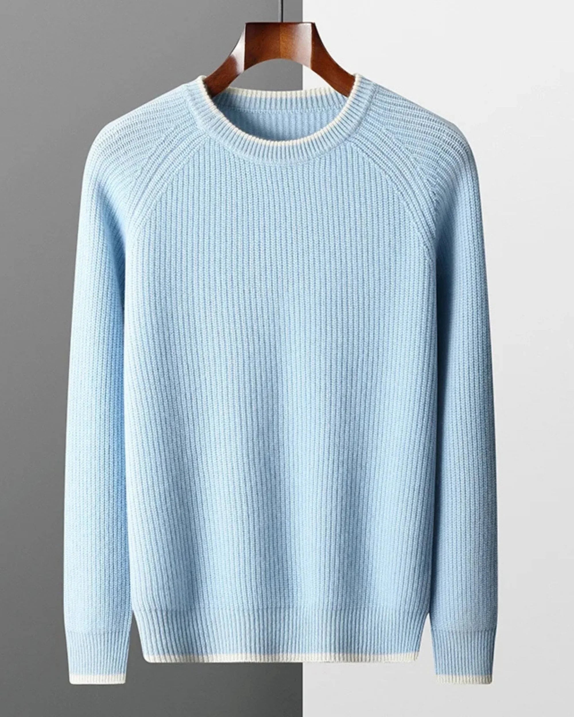 100% Merino Wool Relaxed Crew Jumper