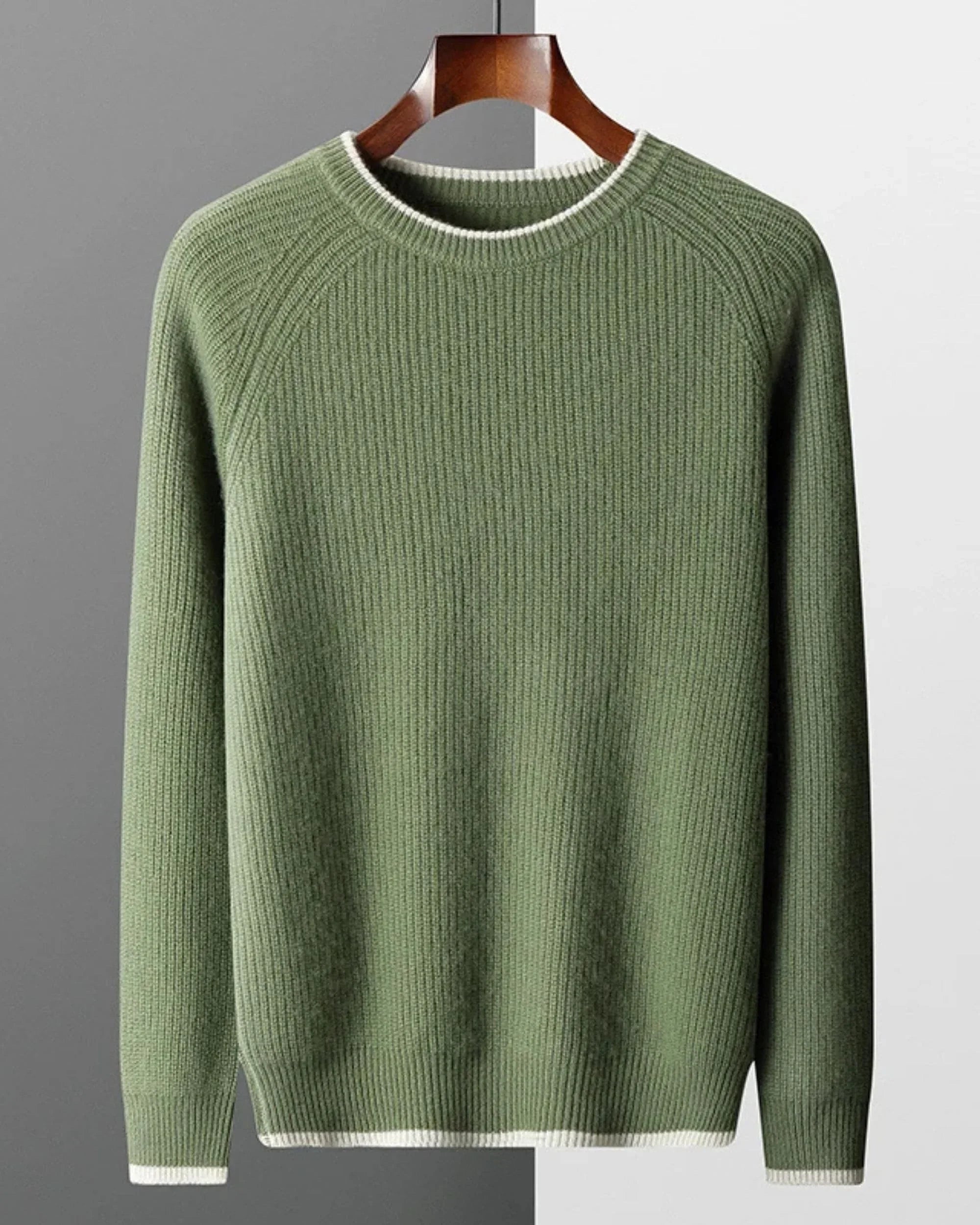 100% Merino Wool Relaxed Crew Jumper