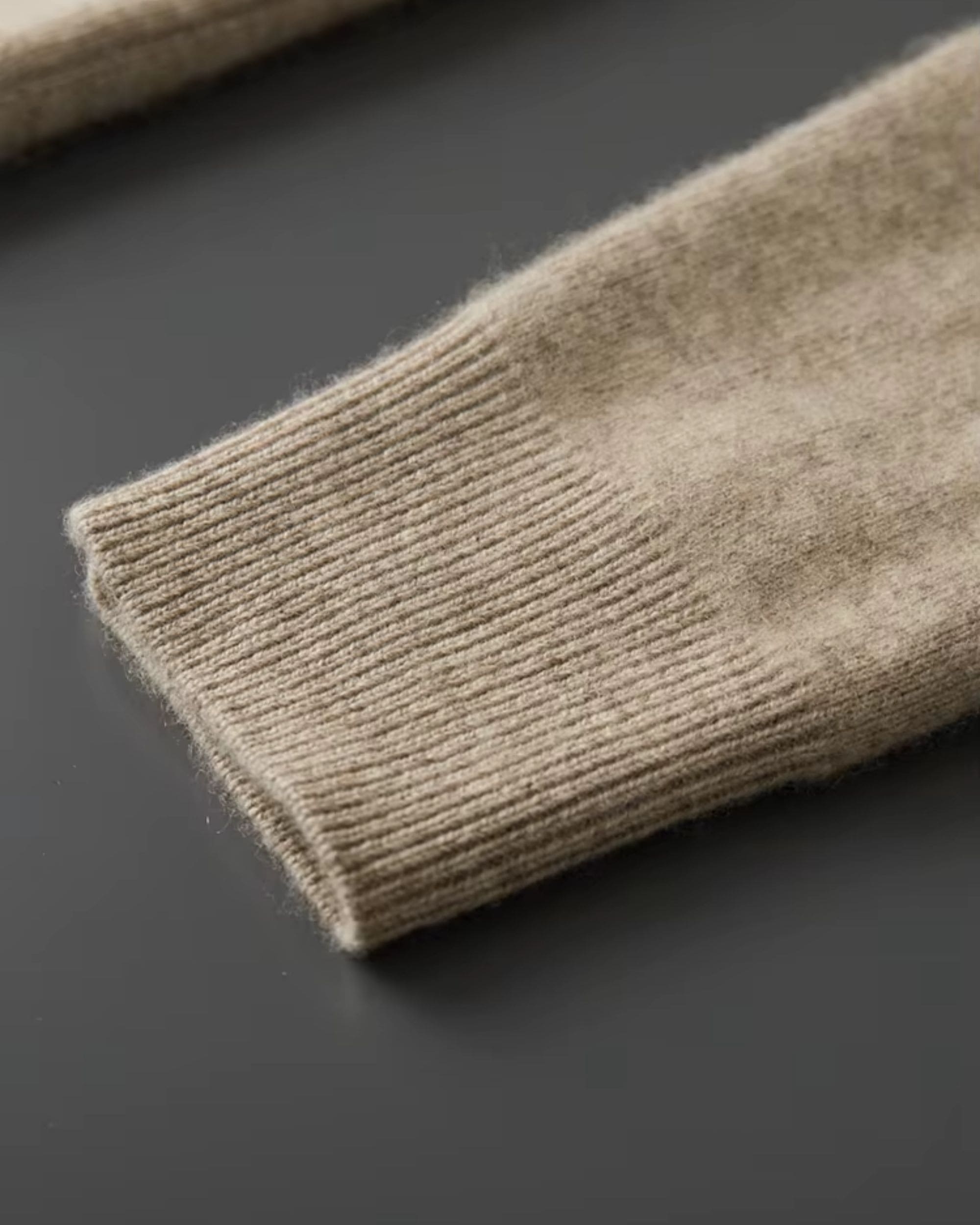 Pure Cashmere Polo Neck Zip Sweater