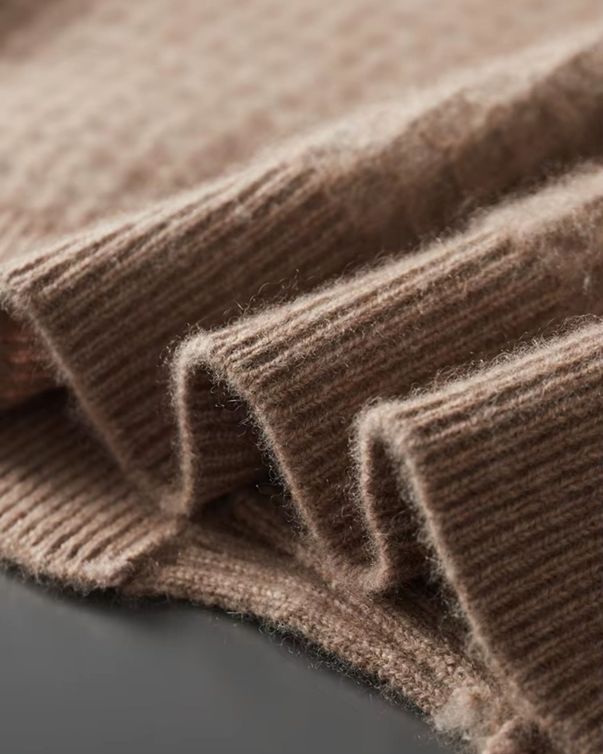 100% Cashmere Waffle Knit V-Neck Cardigan