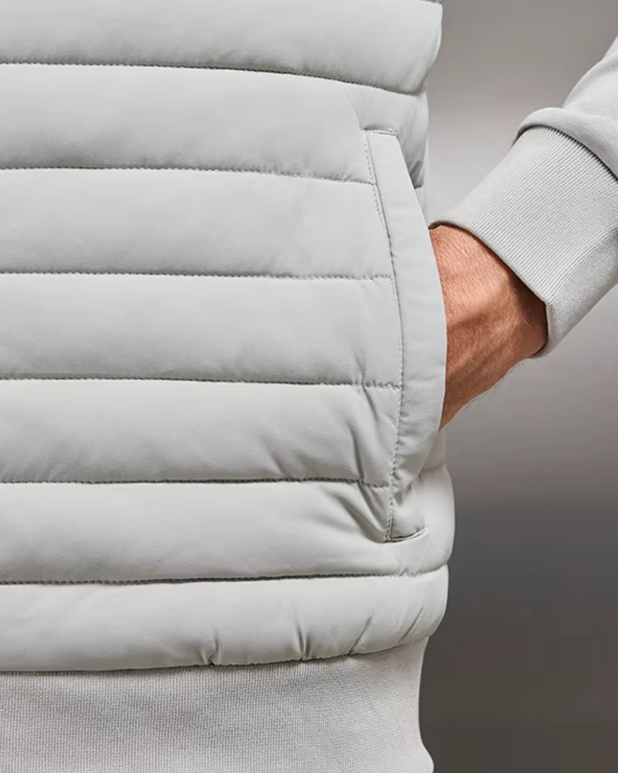 Hybrid Quilted Bomber Jacket