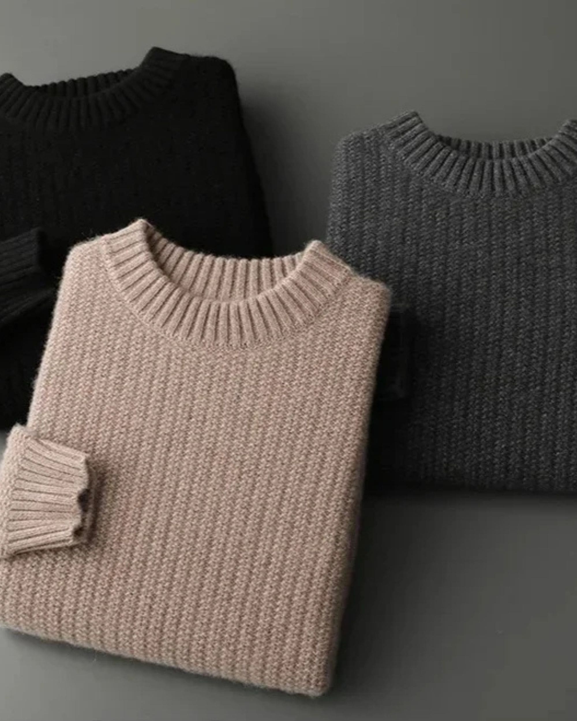 100% Cashmere Heavy Knit Jumper