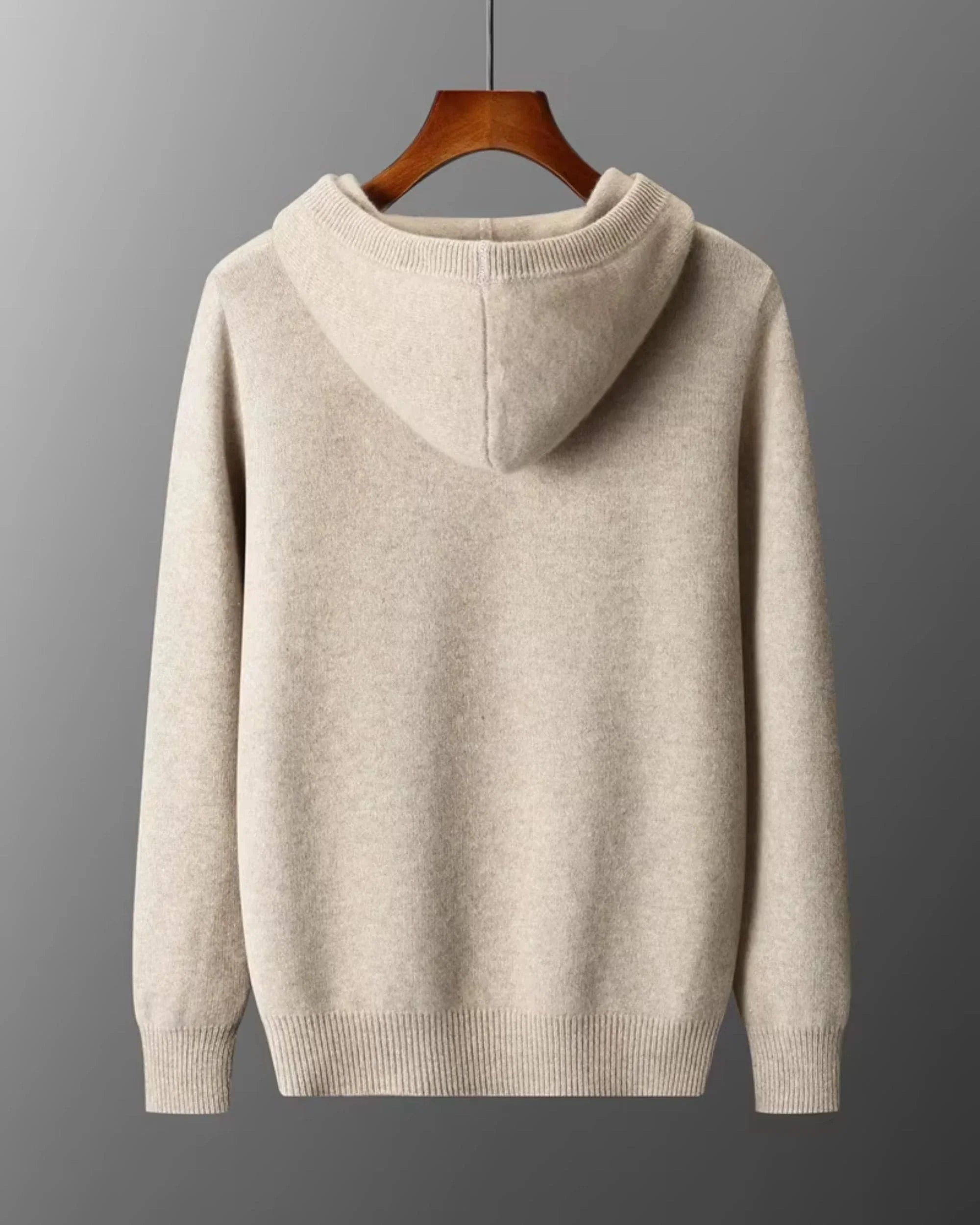 Wool-Cashmere Hooded Sweater