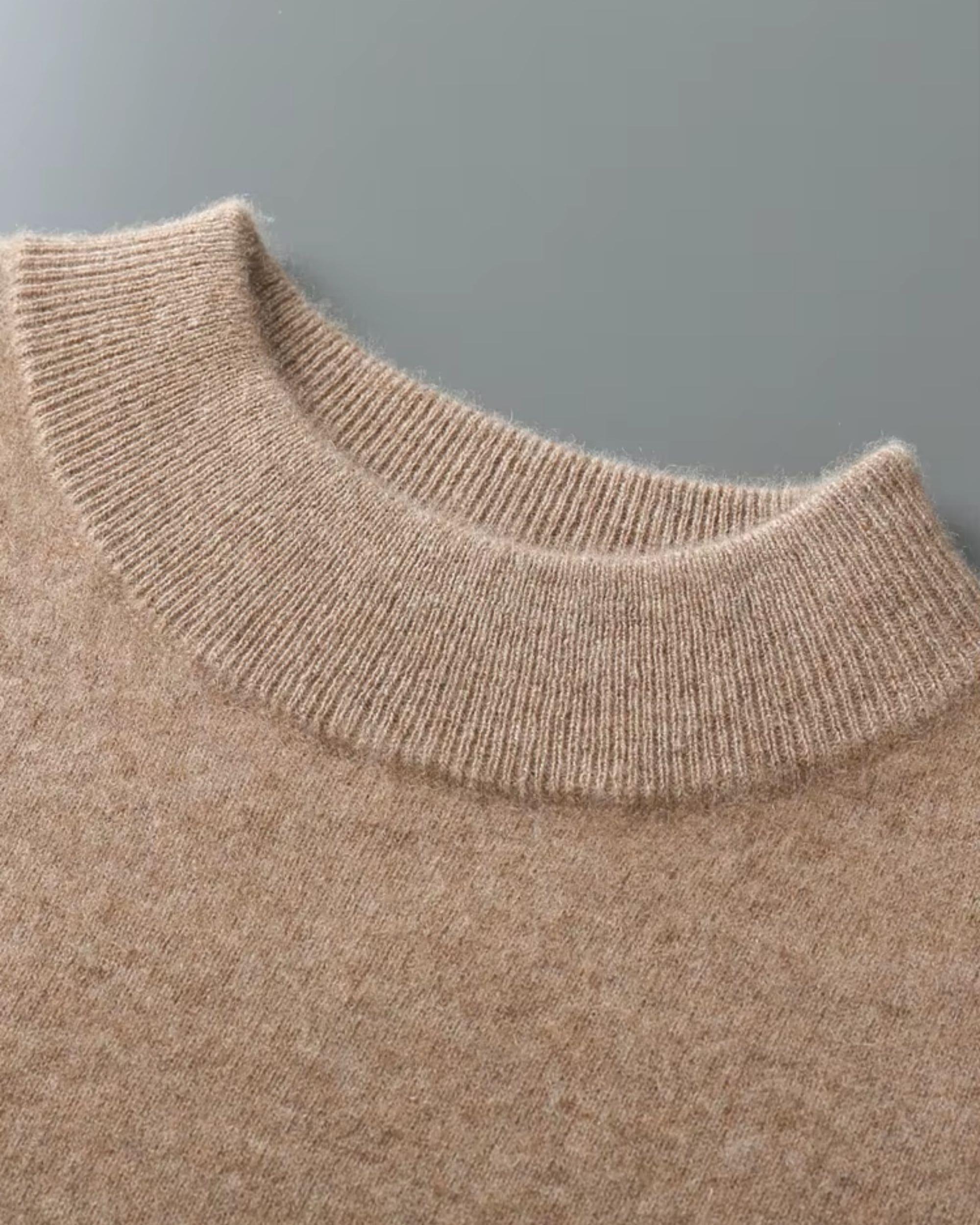 100% Merino Wool Mock Neck Jumper