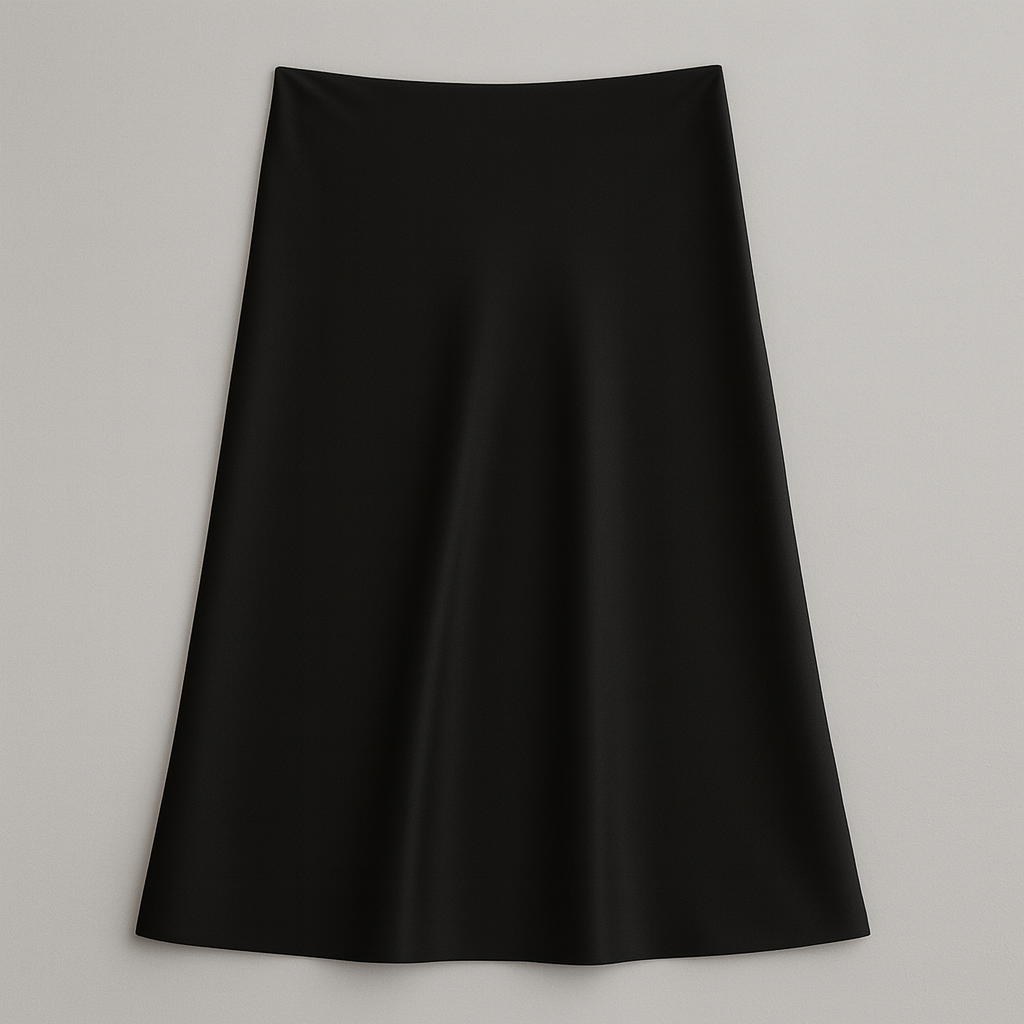 Elegant and feminine satin skirt - Diana