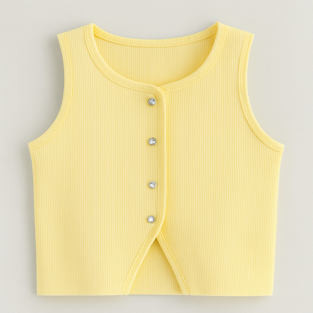 Women's Sleeveless Knitted Vest - Aurora