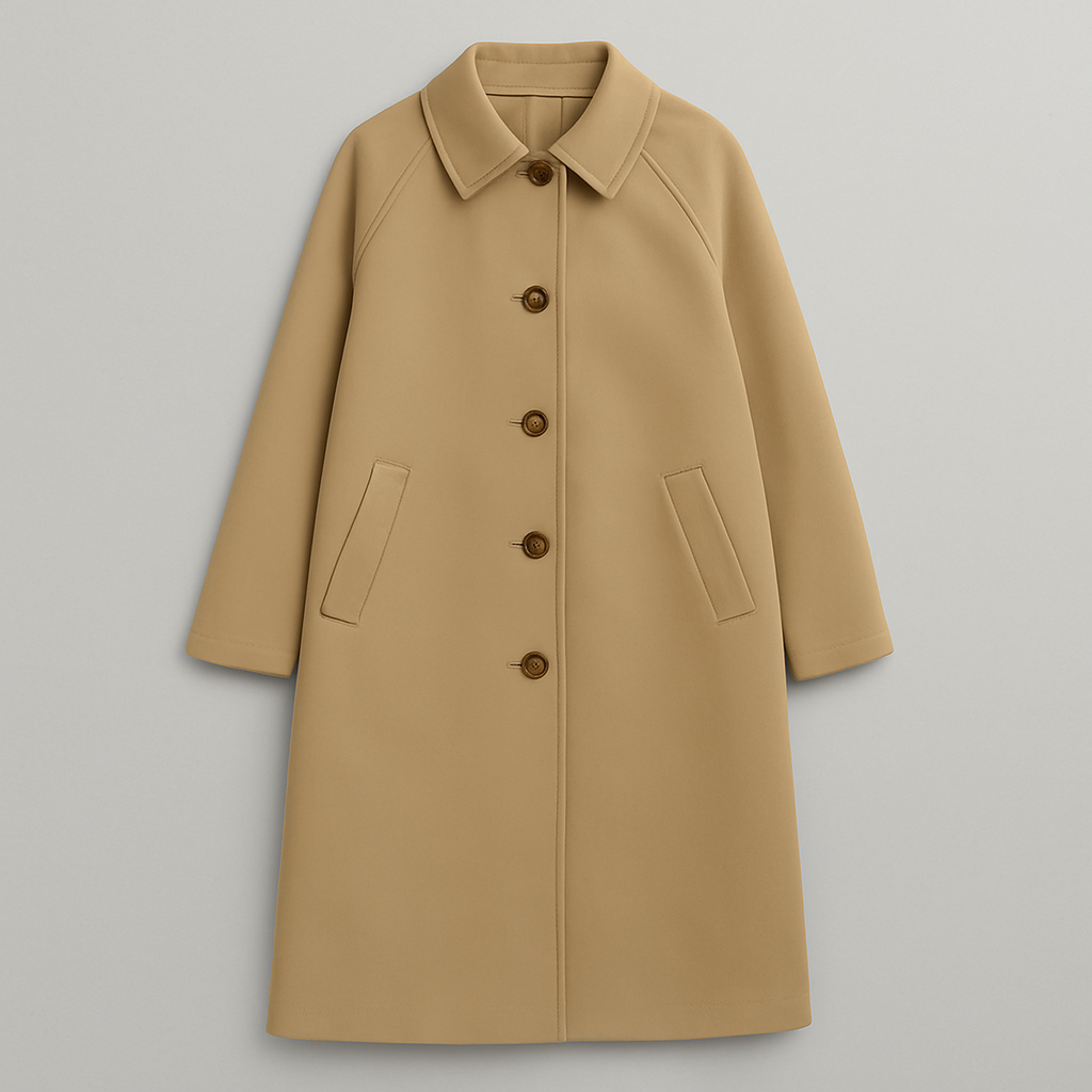 Women's Long Trench Coat Retro - Amelia