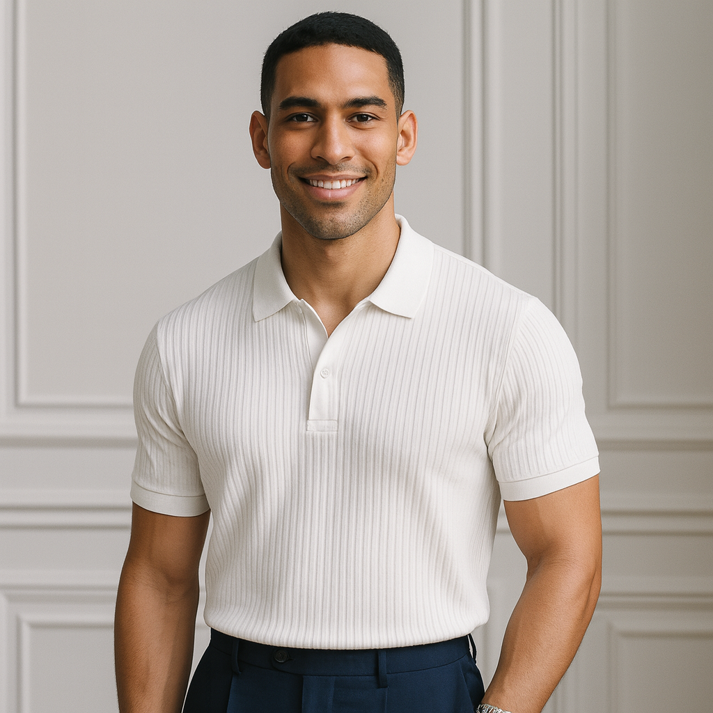 Florence Stripe Polo – Italian summer sophistication