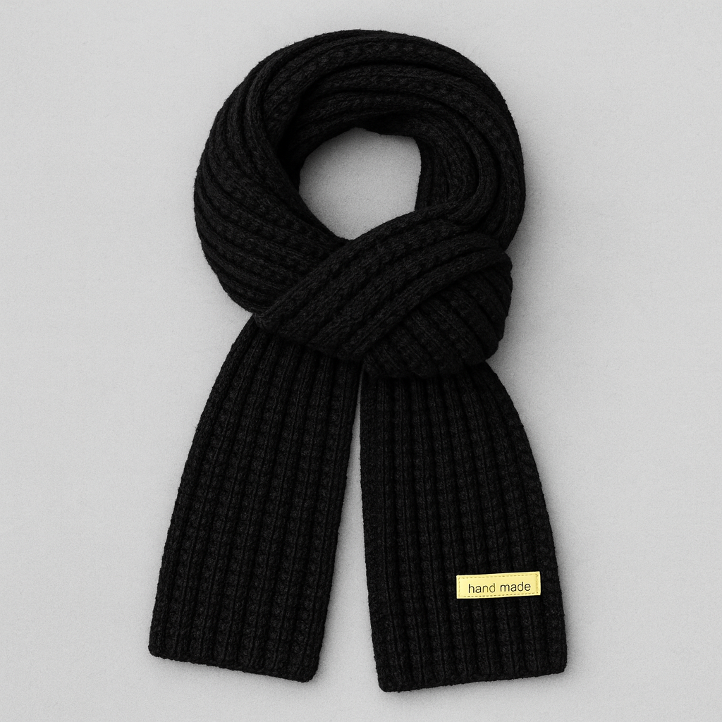 Winter Scarf Women Mens Thick Cable Knit - Essential