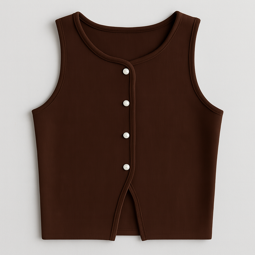 Women's Sleeveless Knitted Vest - Aurora