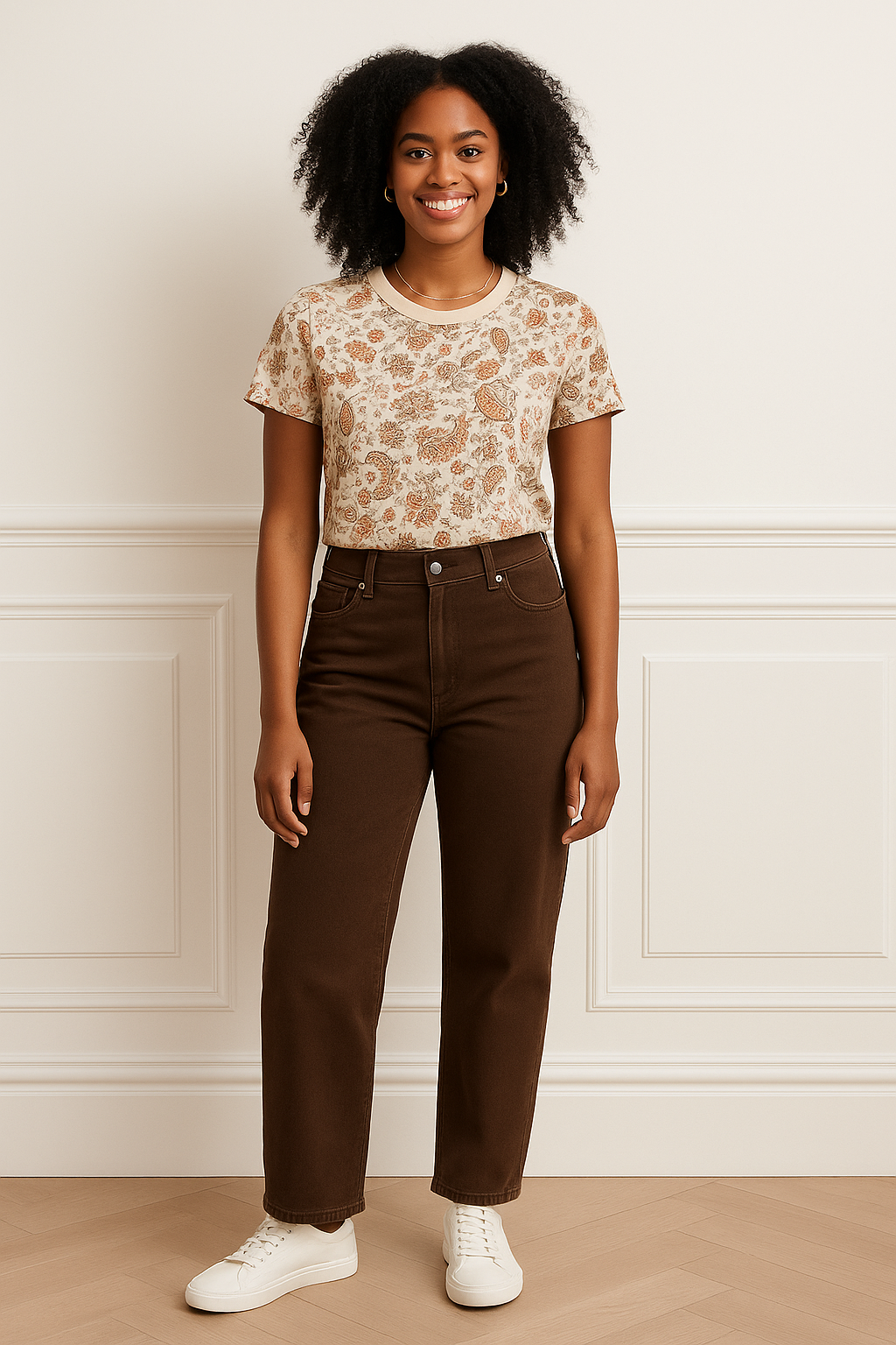 Oxford Vintage Brown Denim