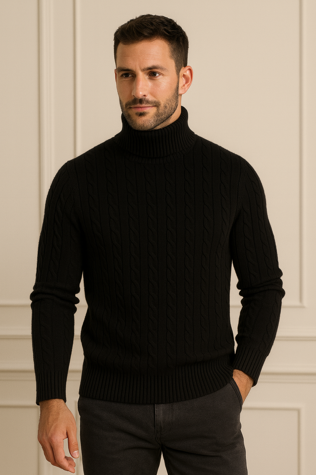 Oxford Winter Roll Neck – refined comfort