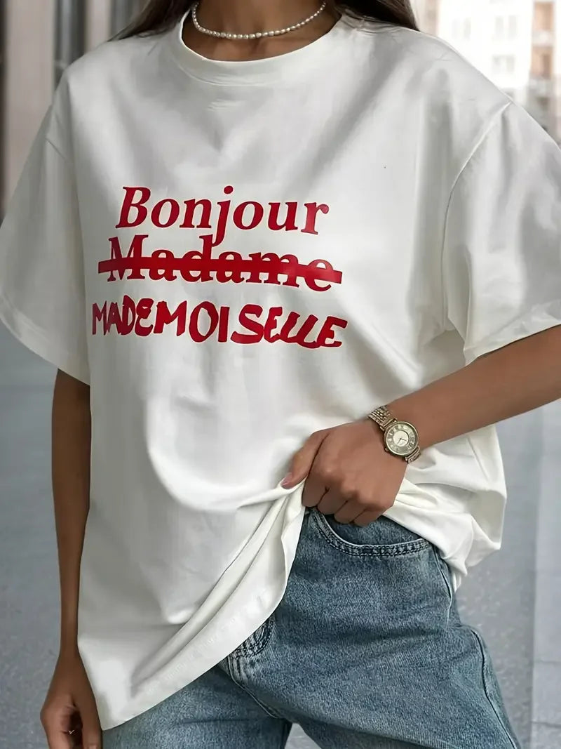 100% Cotton T Shirt - La belle de Jour
