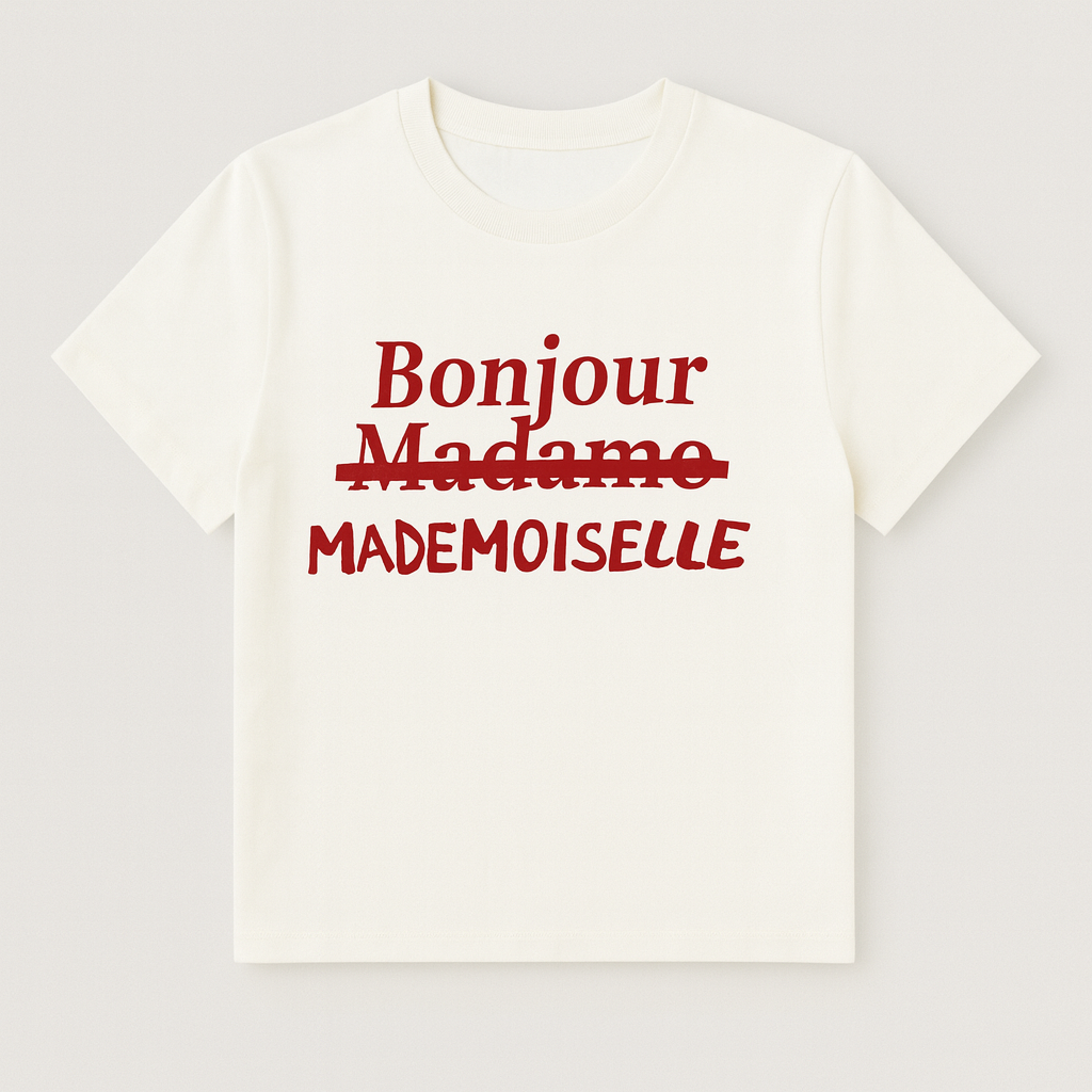 100% Cotton T Shirt - La belle de Jour