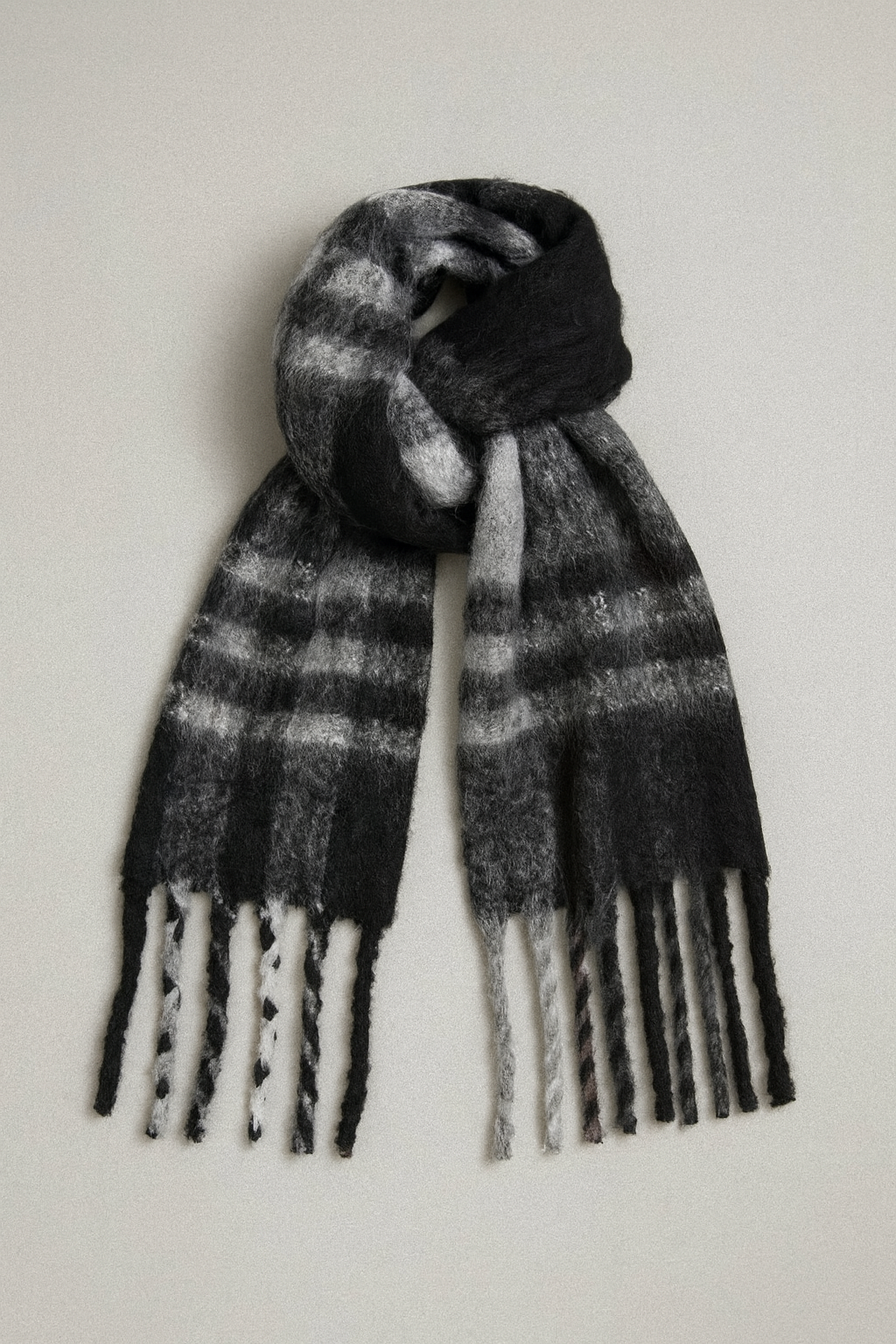 Oxford Oversized Checked Scarf