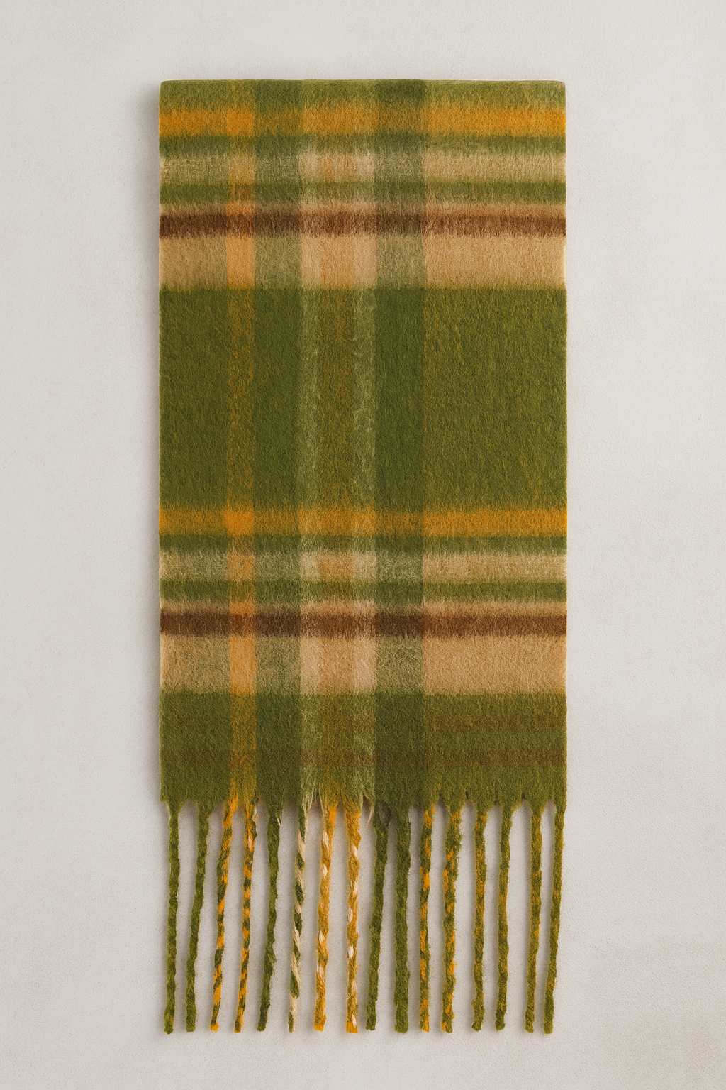 Oxford Oversized Checked Scarf