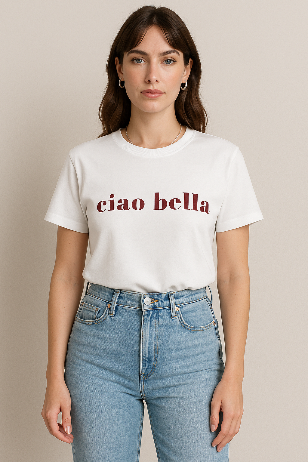 Oversized White T-Shirt - Celine