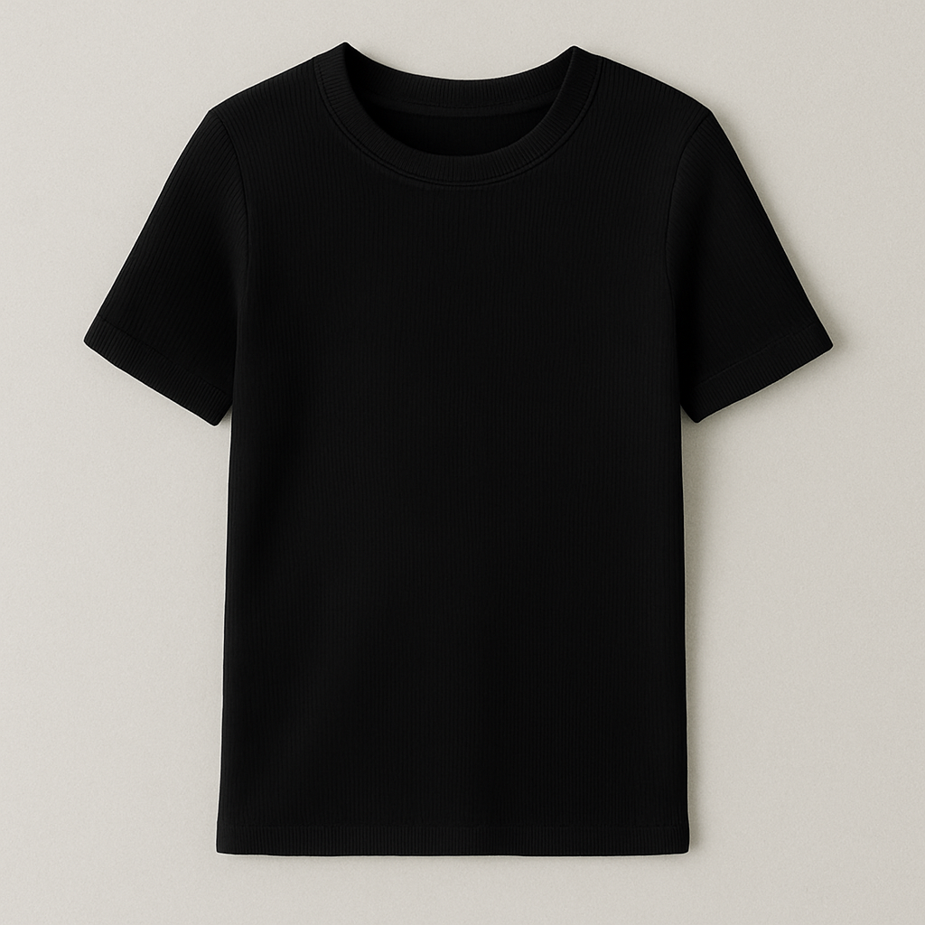 Women's Classic Fitted Oxford Cotton T-Shirt