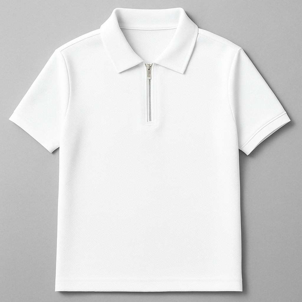Savile Row Zip Polo – sleek and versatile