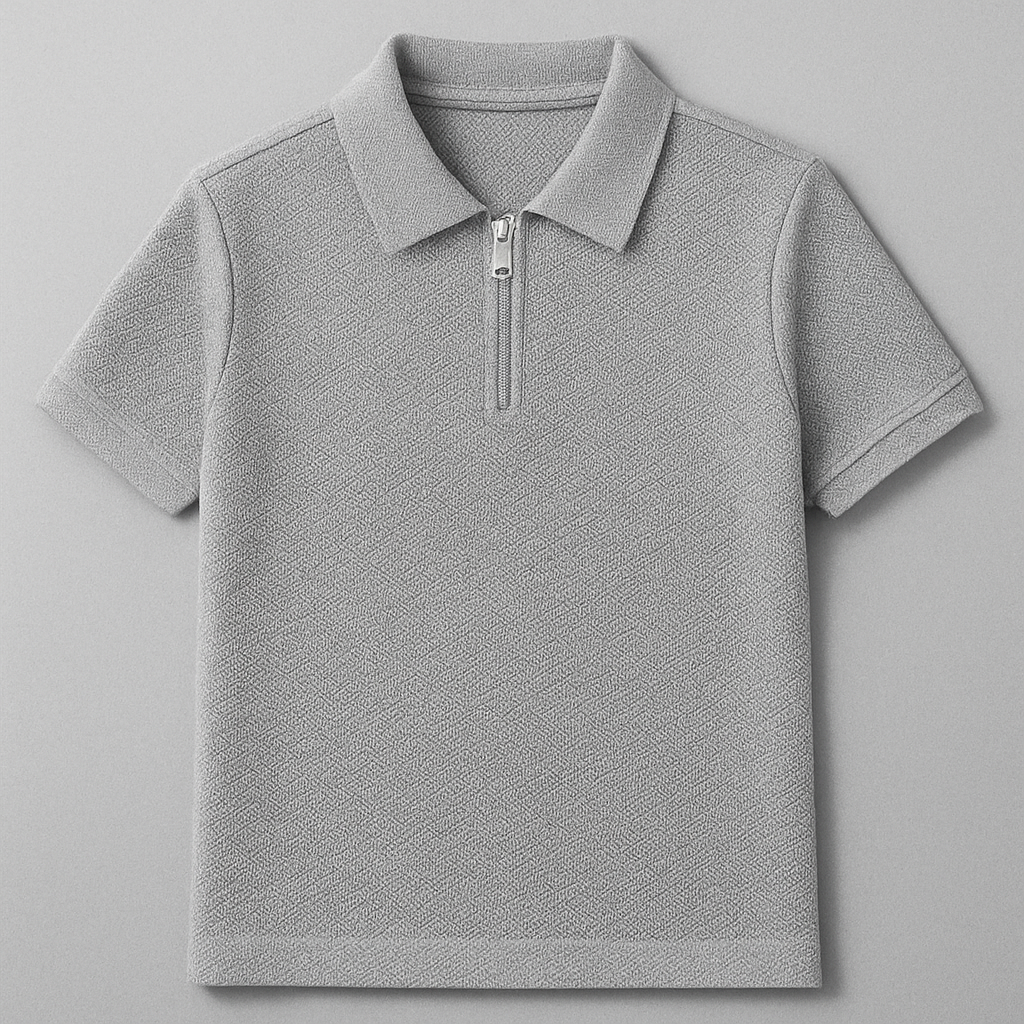 Savile Row Zip Polo – sleek and versatile