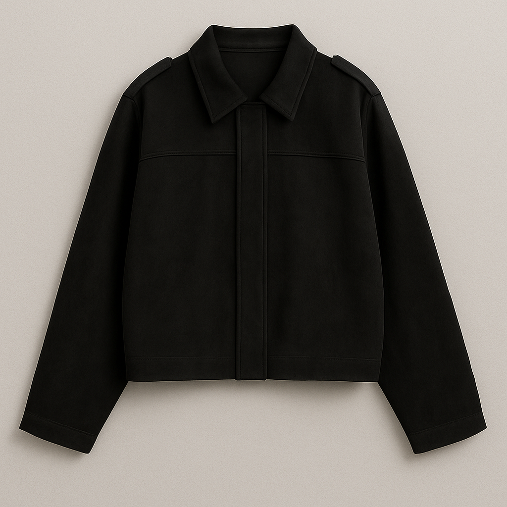 Women's Suede Bomber Jacket - Serena