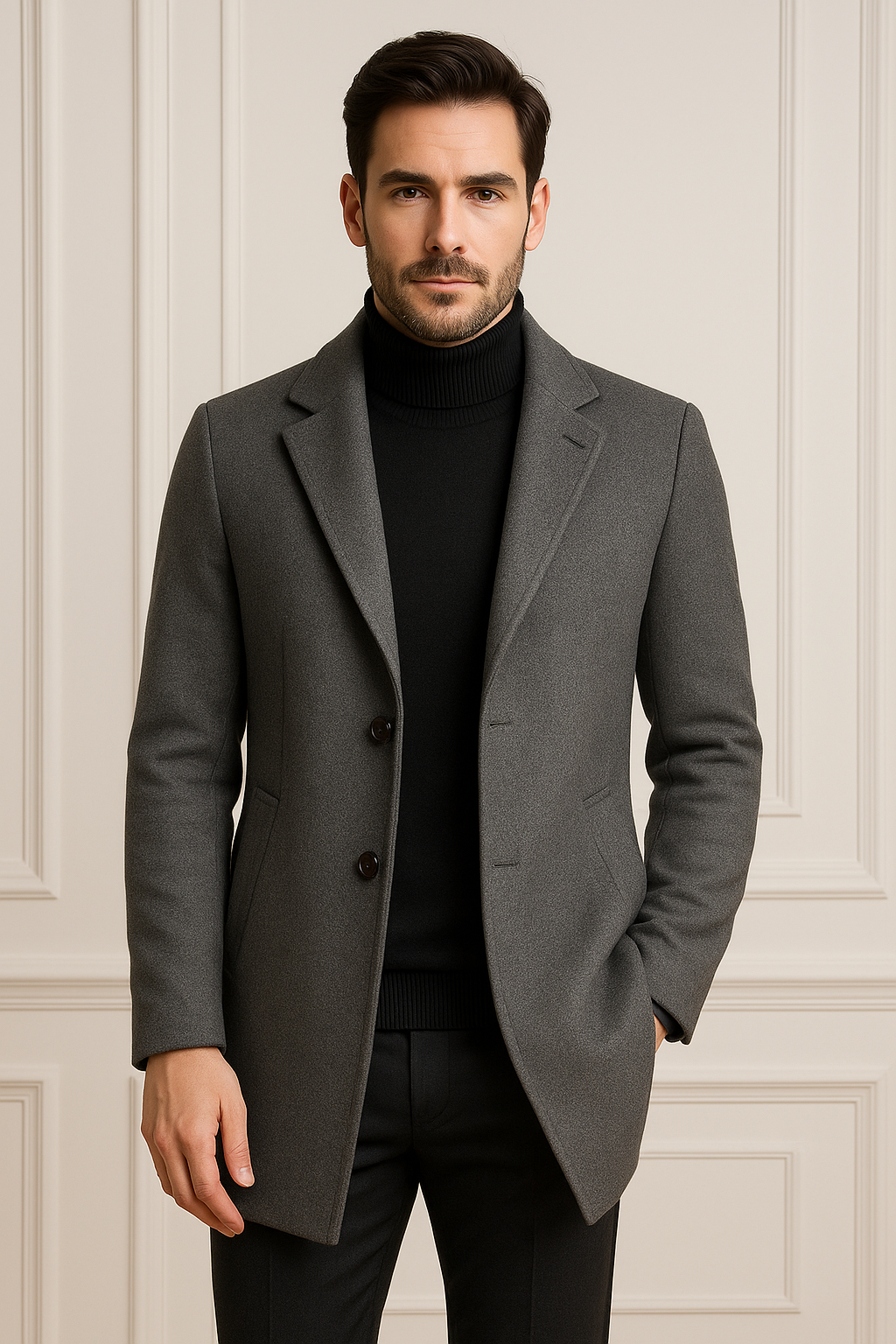 Regent Wool Overcoat – classic winter elegance