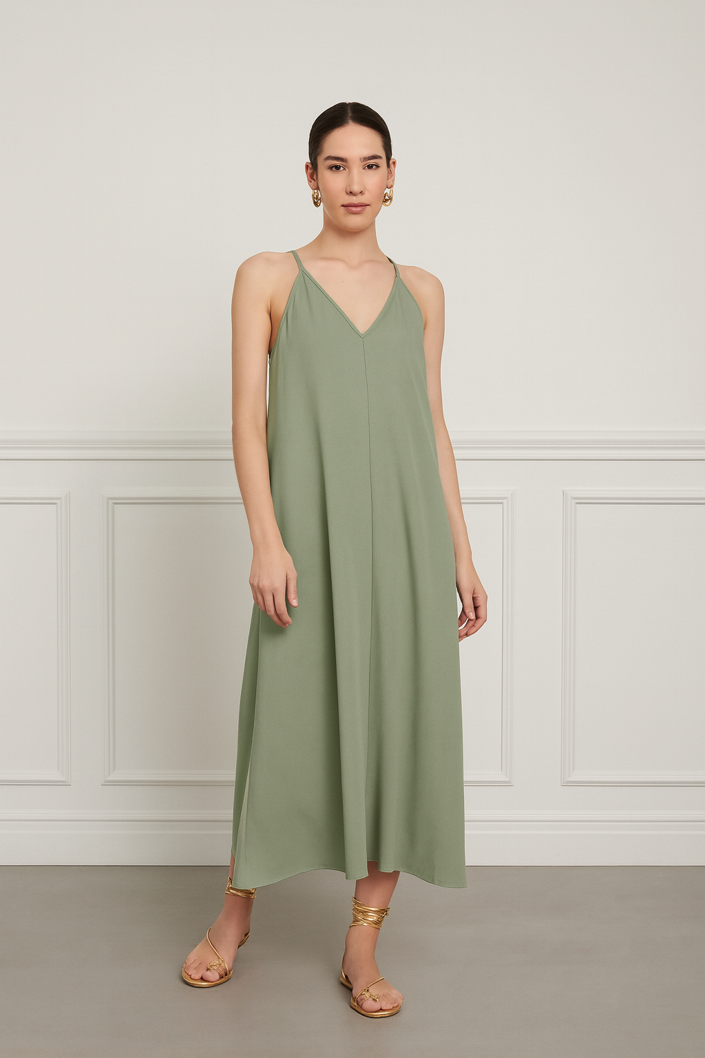 Kensington Satin Slip Maxi Dress