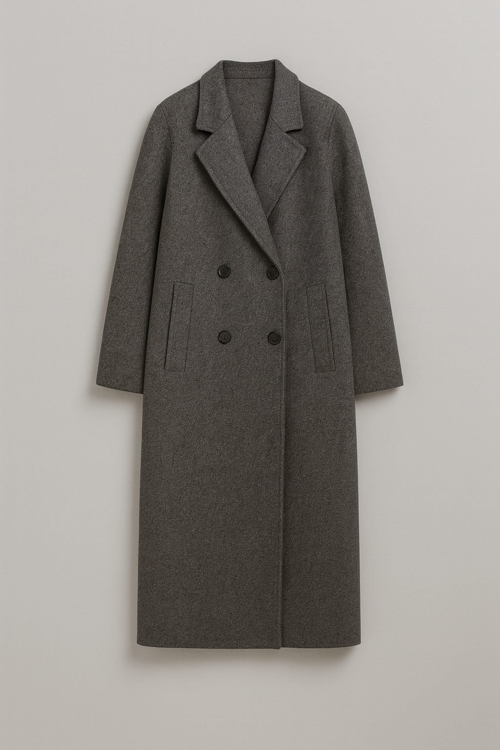 Long Wool Coat - Cambridge