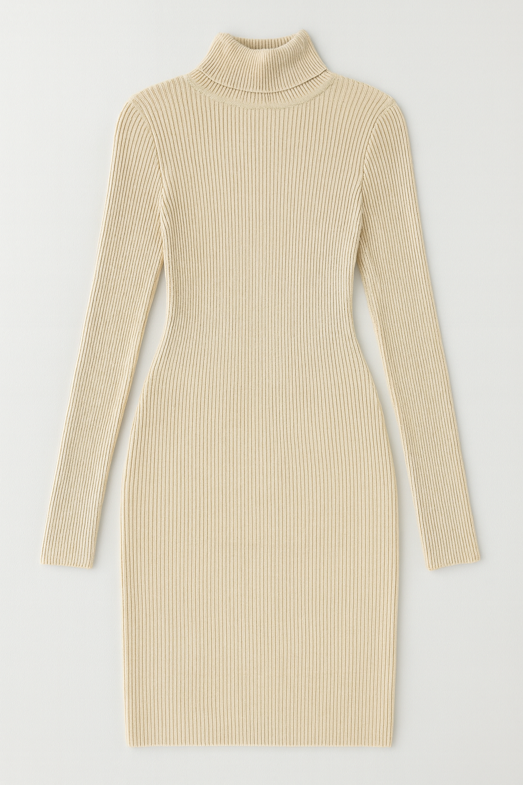 Chelsea High-Neck Knitted Mini Dress – winter chic